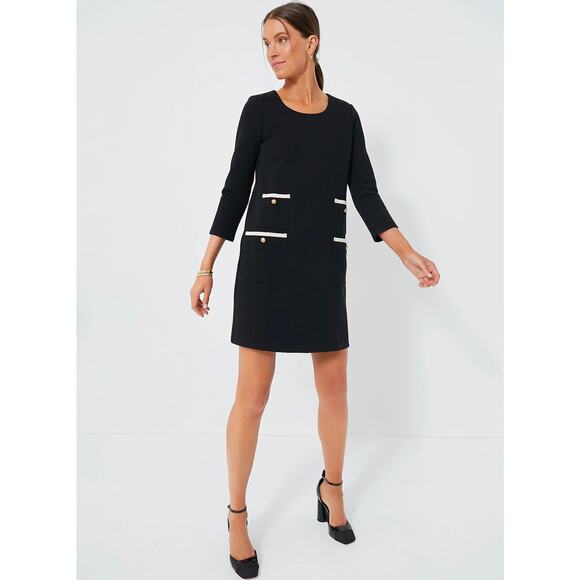 Tuckernuck Dresses & Skirts - TUCKERNUCK Black Francoise Mod Mini Dress NWT Size XS